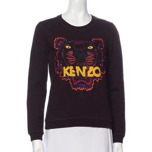 Kenzo Paris embroidered logo tiger crewneck